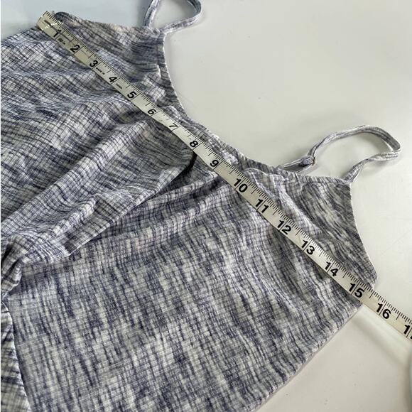 Heartloom Revolve Tank Top Womens X Small Blue White Heathered Twist Center - Picture 4 of 5